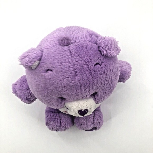 Care Bears Share Bear Purple Plush Lollipop Tummy Stuffed Animal 2002 TCFC 12" - Picture 3 of 12